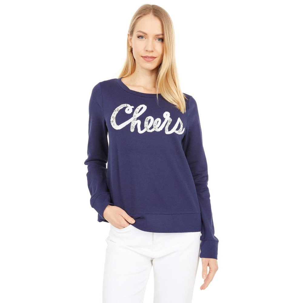 Lilly Pulitzer NWOT Rami Cheers Sweatshirt - Size XXS